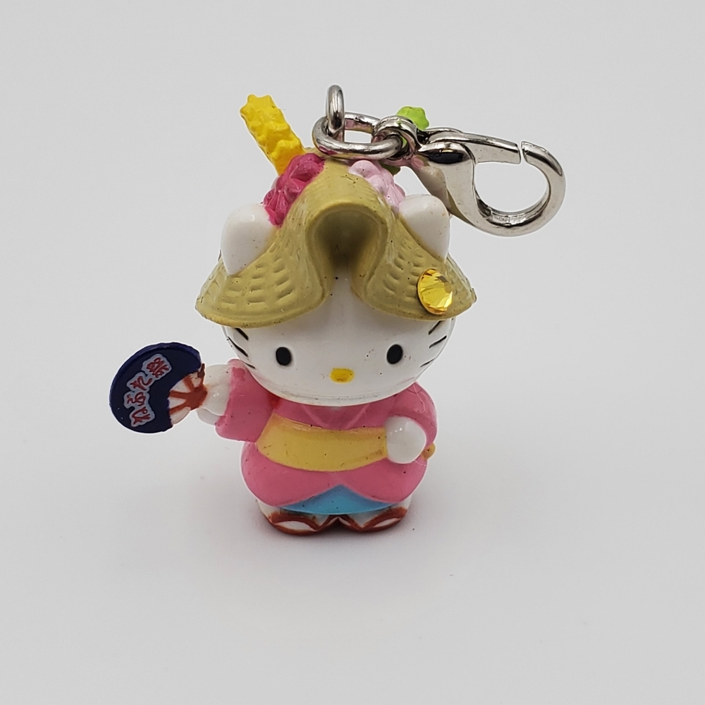 Hello Kitty Netsuke Gotochi Limited Edition Local Version Japan Keychain Charm